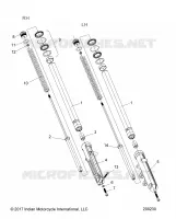 SUSPENSION AVANT FORKS