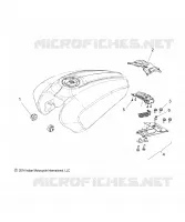 SYSTÃˆME D'ALIMENTATION, FUEL TANK MOUNTING