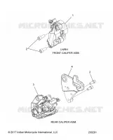 BRAKES, ETRIERS DE FREIN AVANT AND REAR