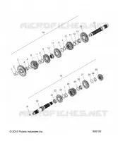 SYSTÃˆME DE TRANSMISSION, INPUT/OUTPUT SHAFT ASM.