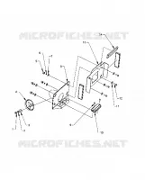 CHASSIS, LICENSE PLATE BRACKETS