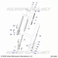 SUSPENSION AVANT FORKS