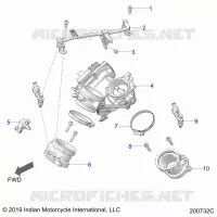 SYSTÃˆME D'ALIMENTATION, FUEL RAIL/THROTTLE BODY