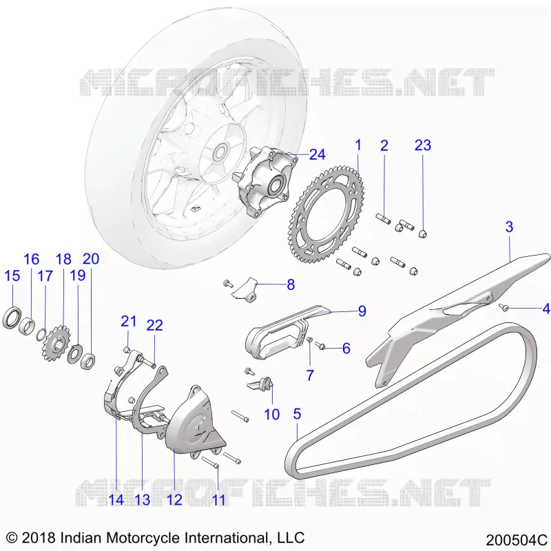 SYSTÃˆME DE TRANSMISSION, SPROCKETS, GUARDS AND CHAIN