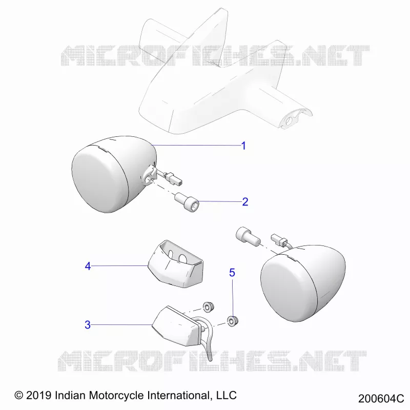 ELECTRICITE, TURN SIGNALS, REAR/REAR LIGHTING