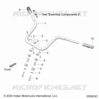 STEERING, FIXATION GUIDON AND GRIPS