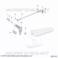 SYSTÃˆME DE TRANSMISSION, SHIFT PEDAL AND SHIFT LINKAGE