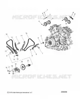 ENGINE, CHAINE DE DISTRIBUTION AND SPROCKETS