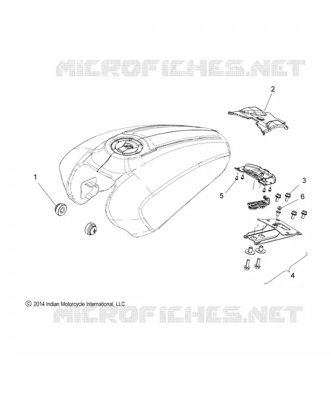 SYSTÃˆME D'ALIMENTATION, FUEL TANK MOUNTING