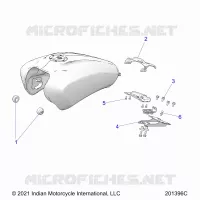 SYSTÃˆME D'ALIMENTATION, FUEL TANK MOUNTING