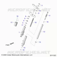 SUSPENSION AVANT FORKS