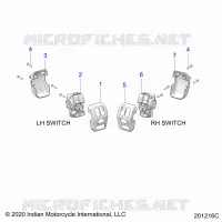 ELECTRICITE, SWITCH CONTROLS, LH/RH