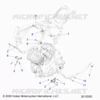 ENGINE, SUPPORT MOTEUR
