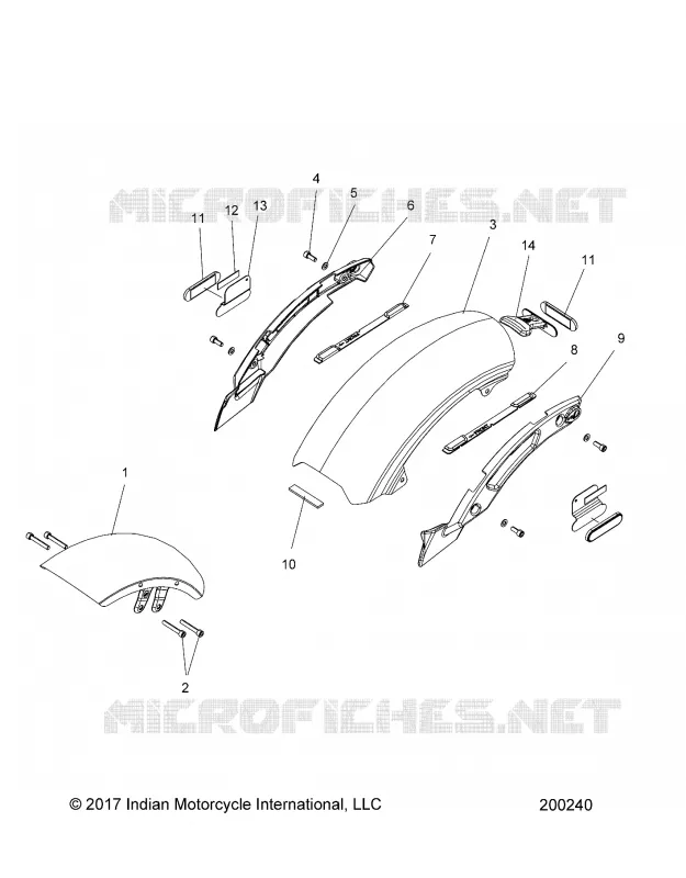 CARROSSERIE - GARDE BOUE AVANT/REAR