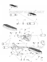 CHASSIS, FOOTPEGS AND FLOORBOARDS
