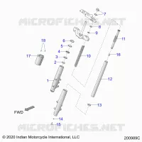 SUSPENSION AVANT FORKS