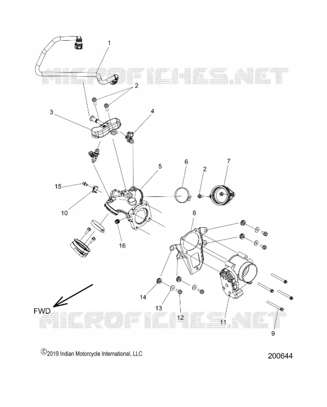 SYSTÃˆME D'ALIMENTATION, FUEL CLAM SHELL/THROTTLE BODY