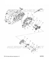 MOTEUR, CAM SHAFTS AND GEARS