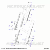 SUSPENSION AVANT FORKS