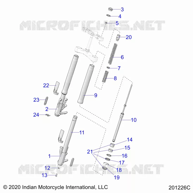 SUSPENSION AVANT FORKS