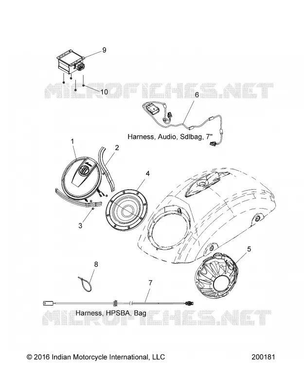 ELECTRICITE, AUDIO, SADDLEBAG