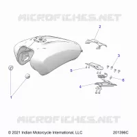 SYSTÃˆME D'ALIMENTATION, FUEL TANK MOUNTING