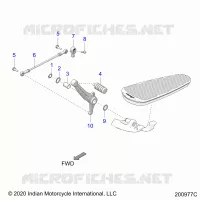 SYSTÃˆME DE TRANSMISSION, SHIFT PEDAL AND SHIFT LINKAGE
