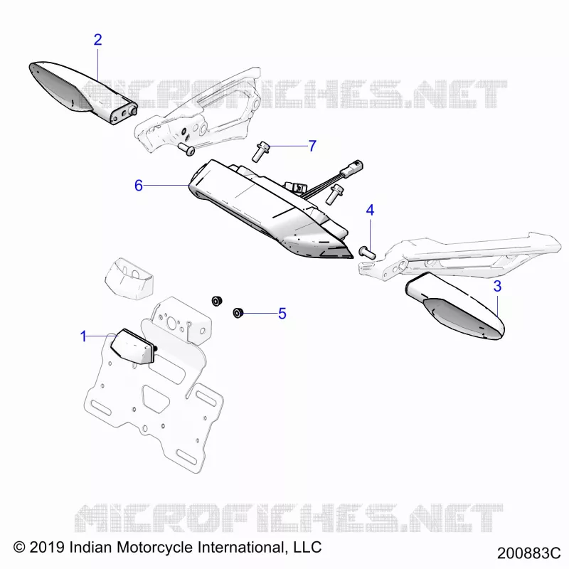 ELECTRICITE, REAR LIGHTING