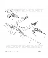 SUSPENSION ARRIERE ASM., SWING ARM AND SHOCKS