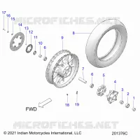 ROUE ARRIERE (FTR CHAMPIONSHIP EDITION)