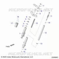 SUSPENSION AVANT FORKS