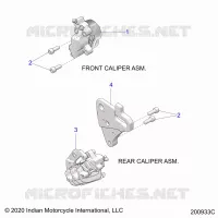 BRAKES, ETRIERS DE FREIN AVANT AND REAR