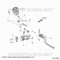 BRAKES, MAITRE CYLINDRE, FRONT
