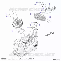 ENGINE, CULASSE ASM.