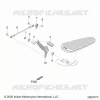 SYSTÃˆME DE TRANSMISSION, SHIFT PEDAL AND SHIFT LINKAGE