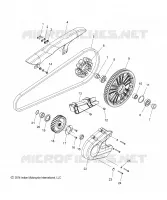 SYSTÈME DE TRANSMISSION, SPROCKETS, GUARDS AND BELT