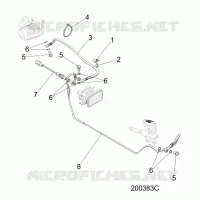FREINS, FREIN LINE, REAR, ABS