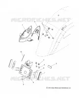 BODY, TAILLIGHT, LICENSE PLATE BRACKET