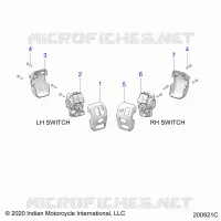 ELECTRICITE, SWITCH CONTROLS, LH/RH