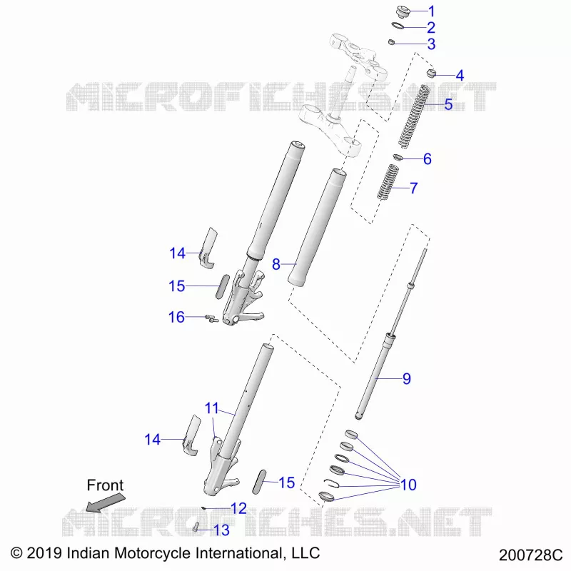 SUSPENSION AVANT FORKS