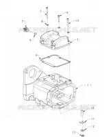 SYSTÈME DE TRANSMISSION, TRANSMISSION HOUSING, TOP COVER
