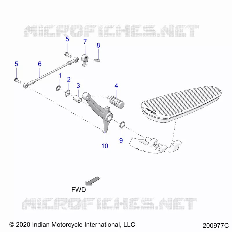 SYSTÃˆME DE TRANSMISSION, SHIFT PEDAL AND SHIFT LINKAGE
