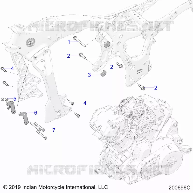 ENGINE, SUPPORT MOTEUR