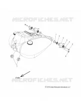 SYSTÃˆME D'ALIMENTATION, FUEL TANK MOUNTING