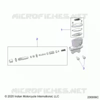 FREIN ARRIERE, MASTER CYLINDER