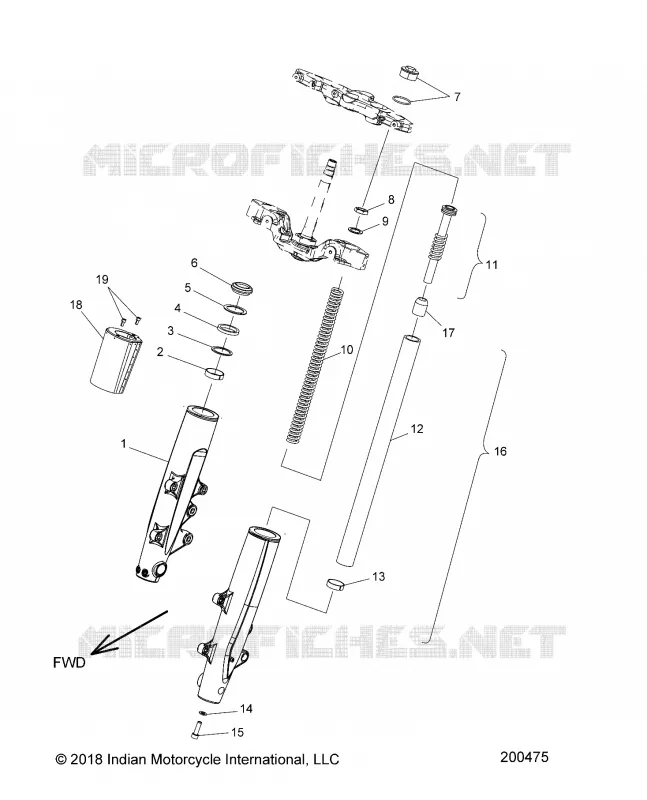 SUSPENSION AVANT FORKS