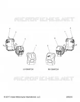 ELECTRICITE, SWITCH CONTROLS, LH/RH
