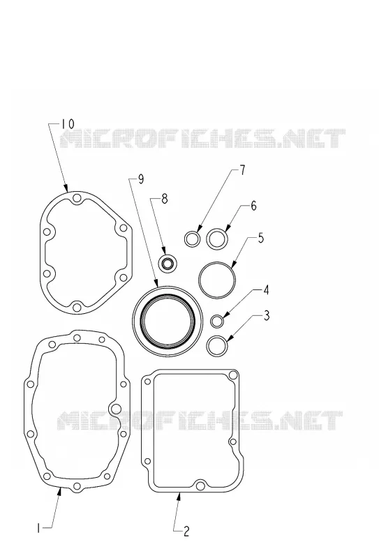 SYSTÈME DE TRANSMISSION, TRANSMISSION GASKET AND SEAL KIT