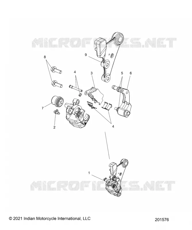BRAKES, ETRIER DE FREIN ARRIERE ASM., W/ABS
