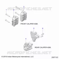 BRAKES, ETRIERS DE FREIN AVANT AND REAR